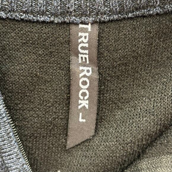 True Rock 1/4 Zip Blue Black Pullover Sweater Size Large - Picture 5 of 10